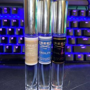 CREED ROYAL OUD, CREED EROLFA, CREED GREEN IRISH TWEED